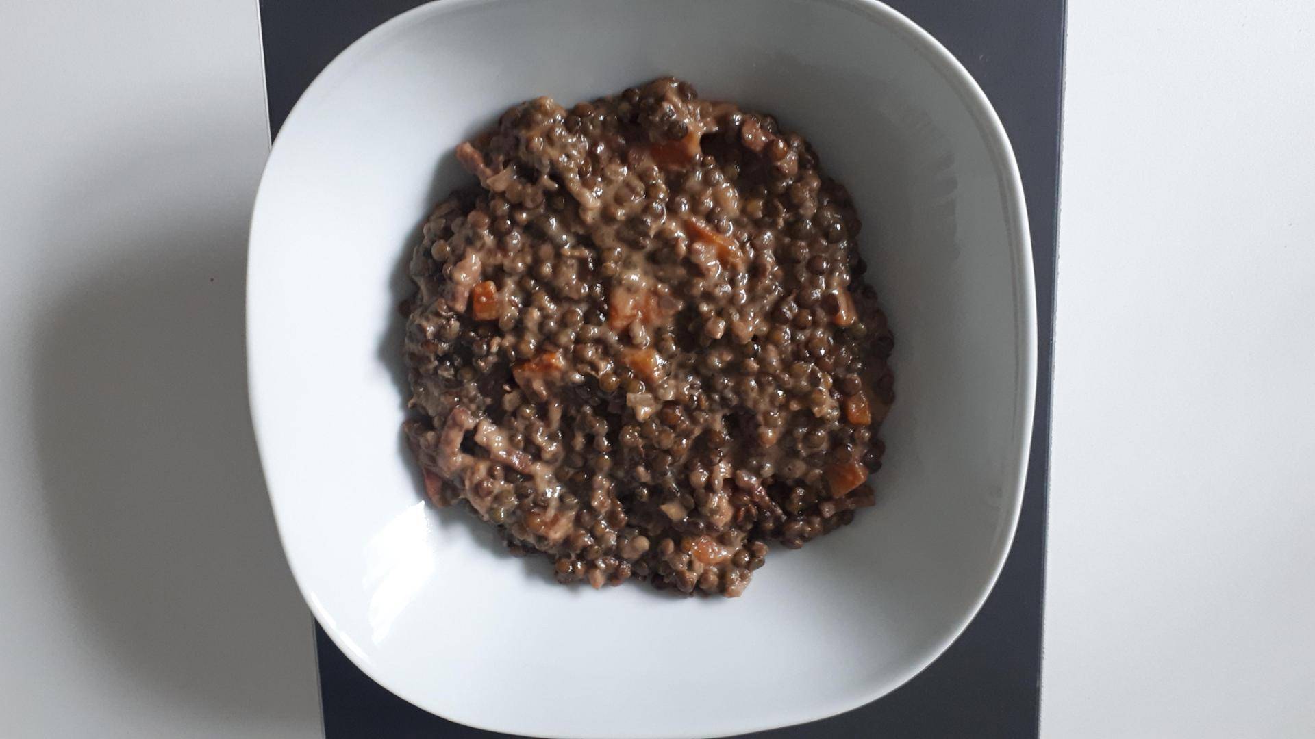Lentilles aux lardons - Recepten Companion Connect XL | Moulinex