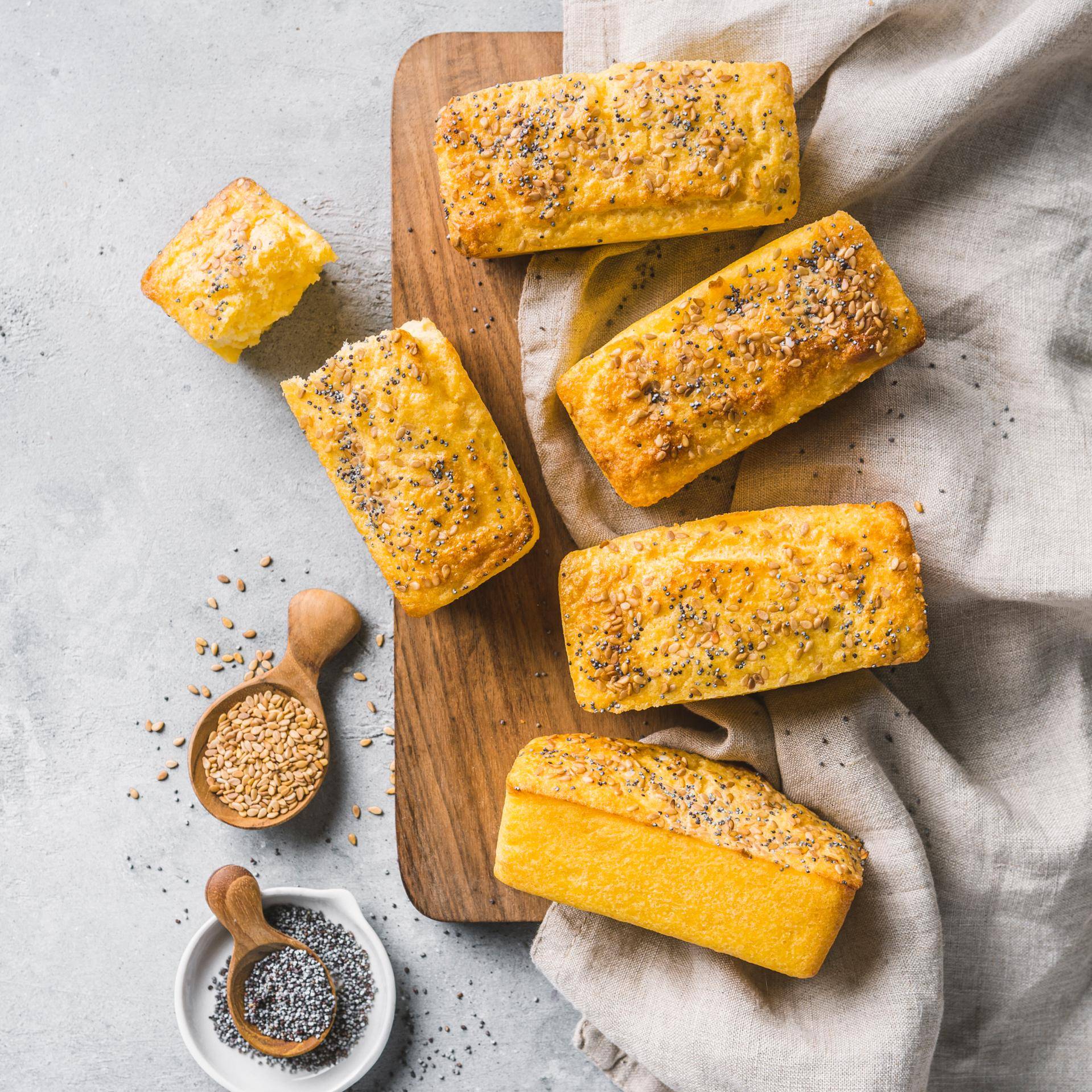 Mini cakes au maïs sans gluten - Recette Companion | Moulinex
