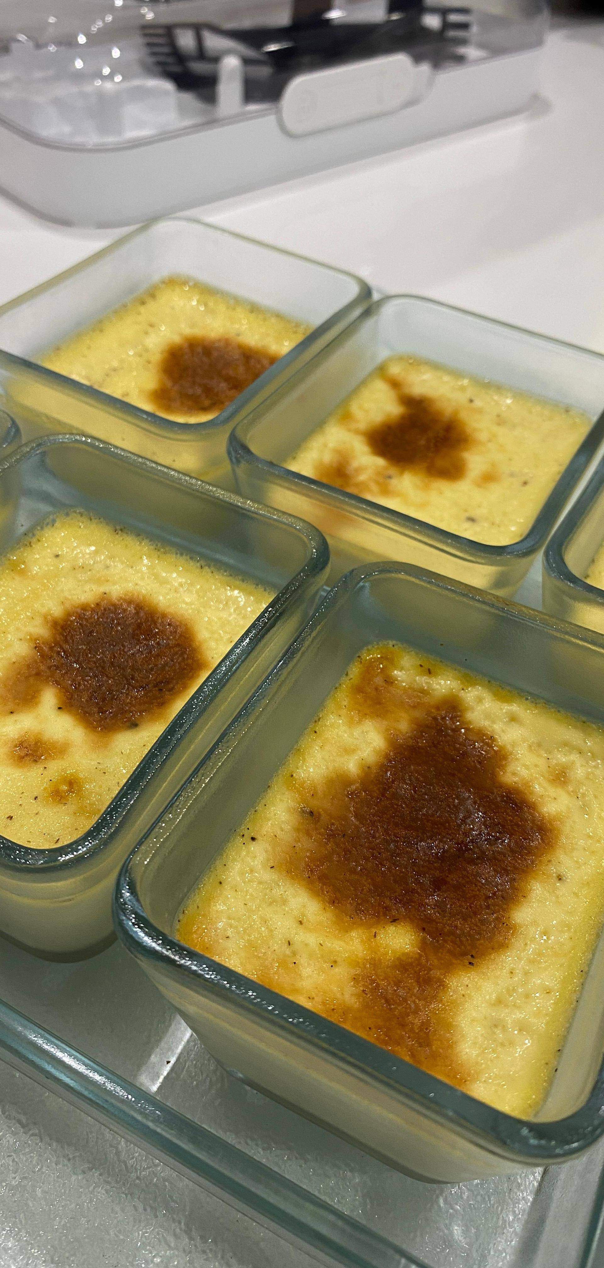 Petits pots de crème aux oeufs à la vanille - Recette Companion XL | Moulinex