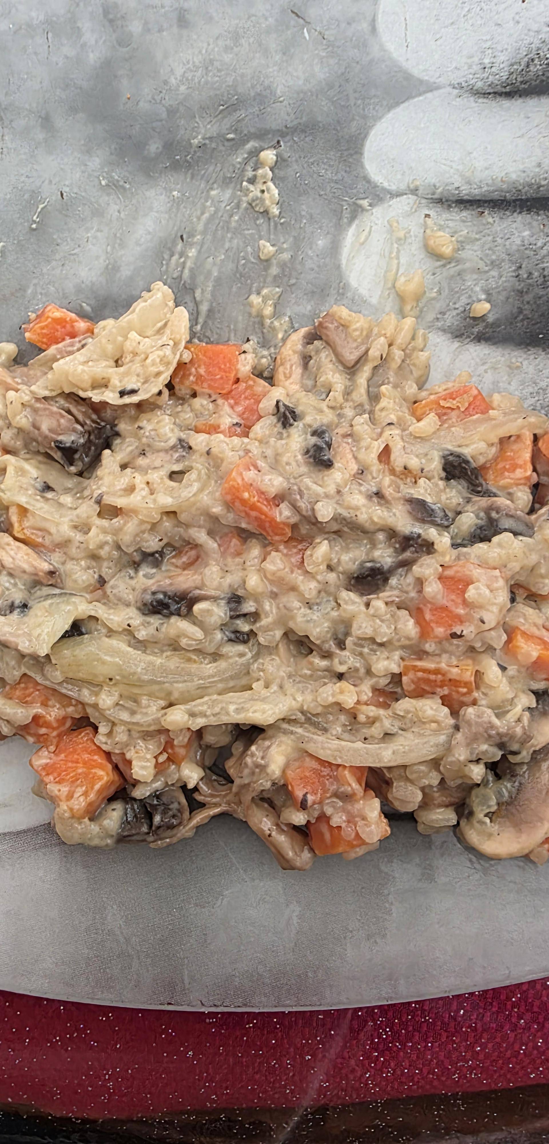 Risotto aux champignons et carottes - Recette Companion Connect | Moulinex