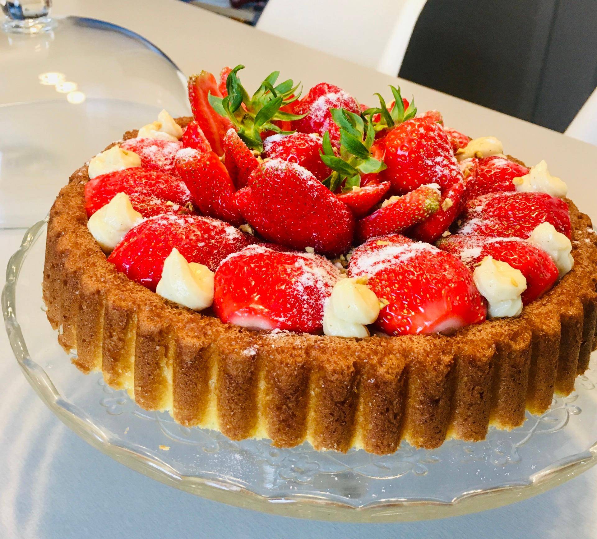 Gâteau aux fraises - Recette Companion XL | Moulinex