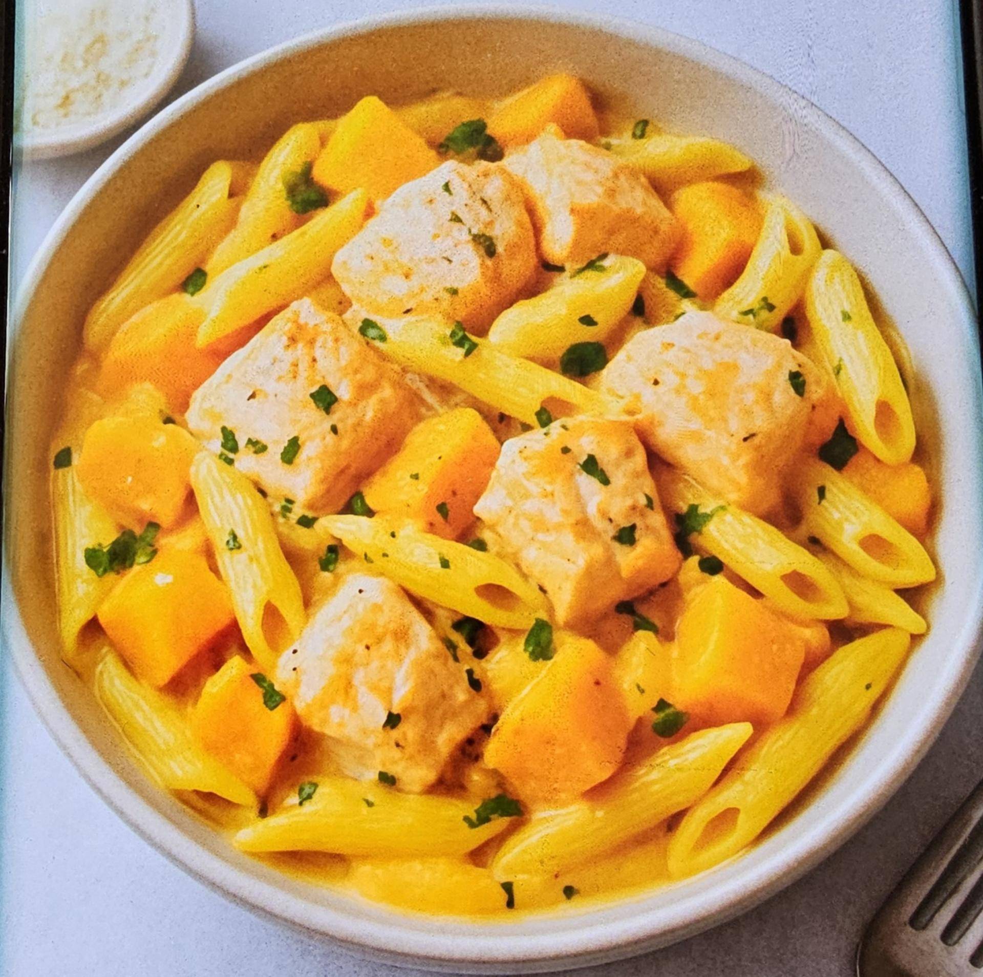 Saumon pâtes butternut - Recette Cookeo V3 | Moulinex