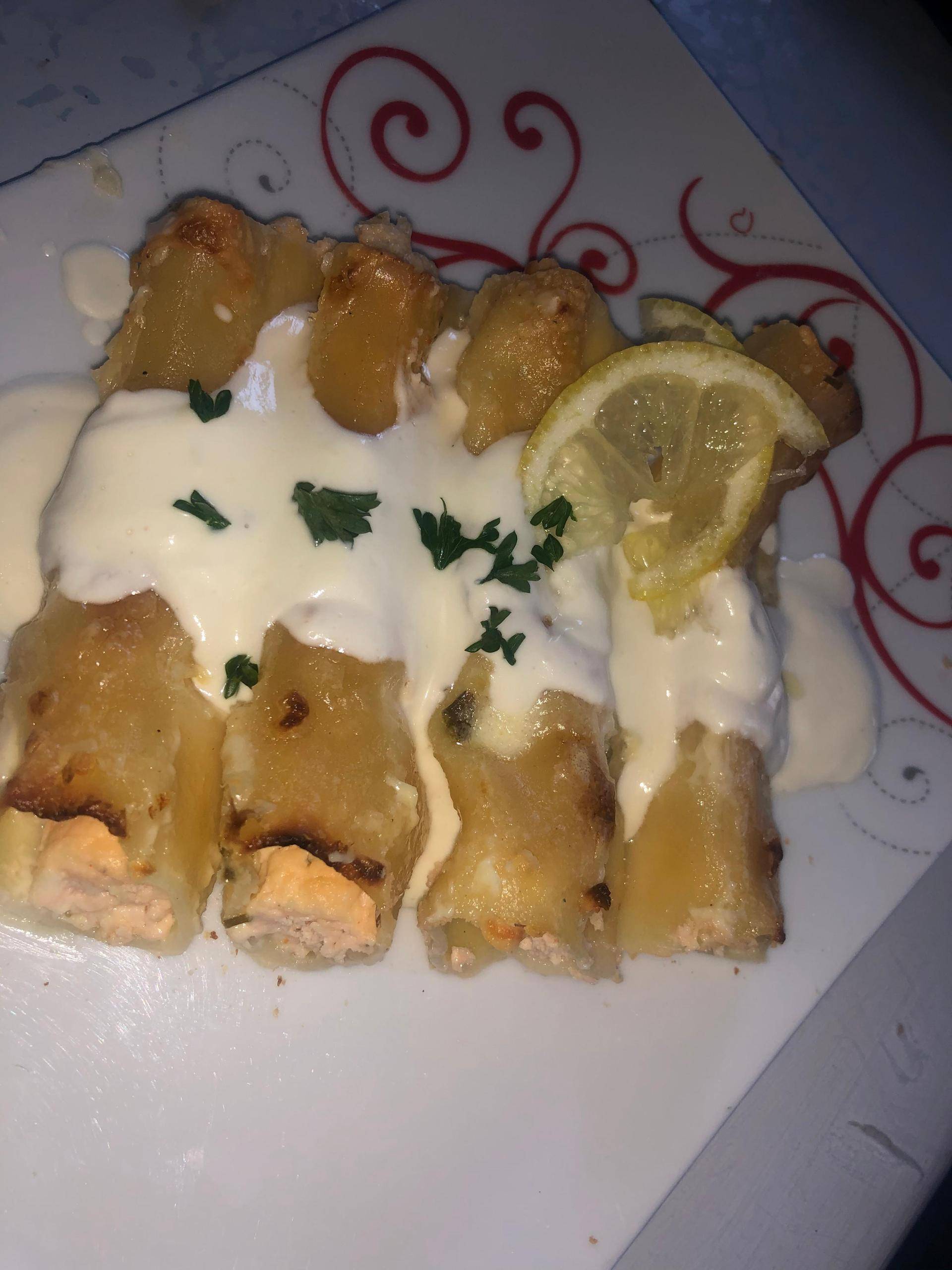 Cannelloni au saumon frais - Recette Companion Connect | Moulinex