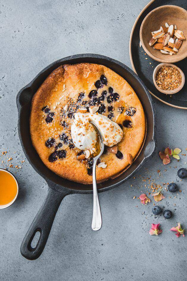 Dutch baby pancake aux myrtilles - Recette Perfectmix + | Moulinex