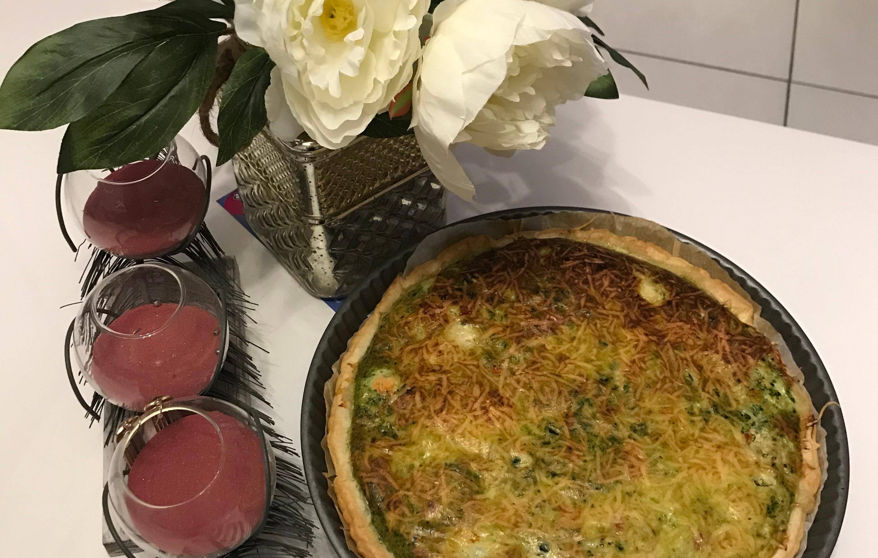 Tarte saumon et légumes - Recette Companion Connect XL | Moulinex