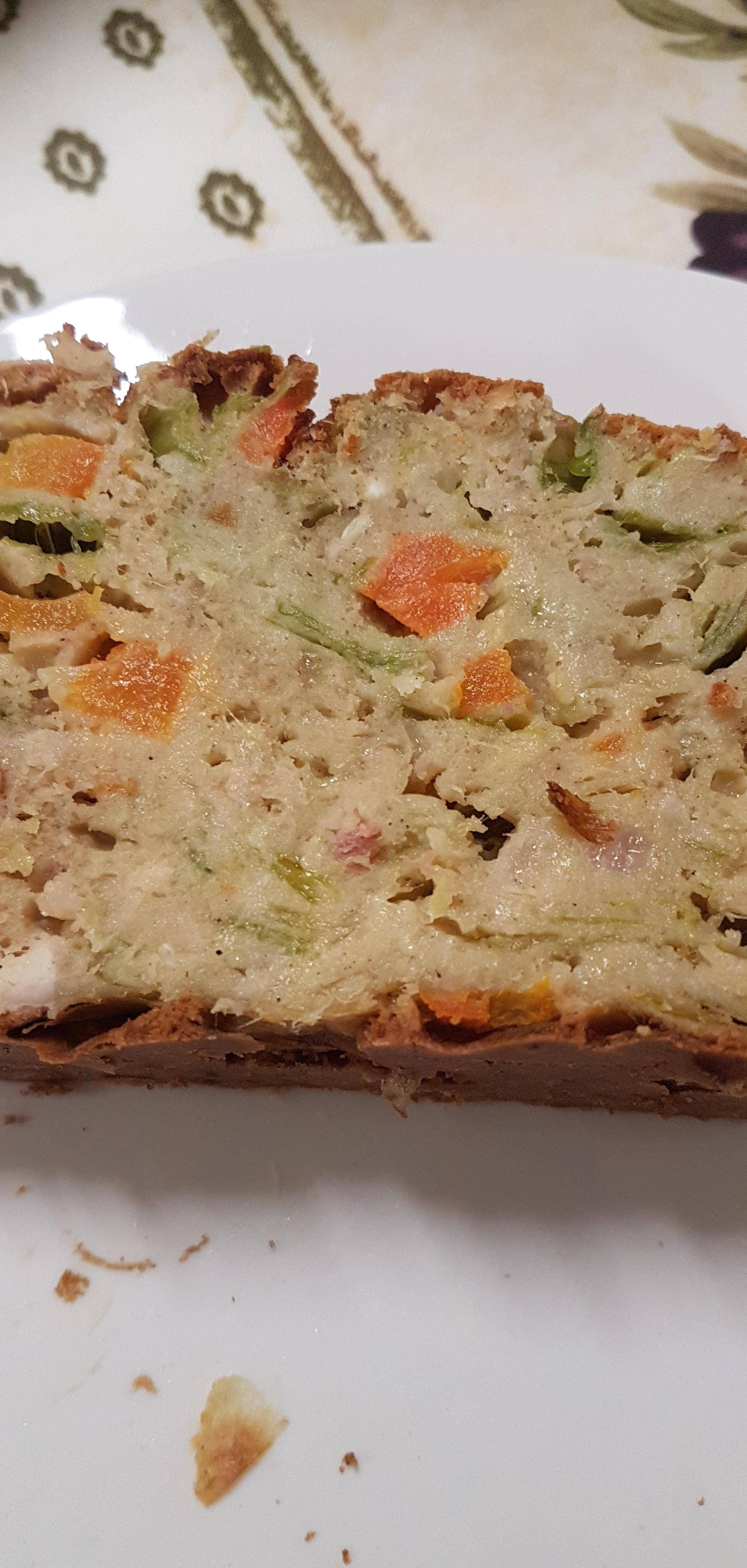 Cake poireaux lardons carottes - Recette Companion Connect XL | Moulinex