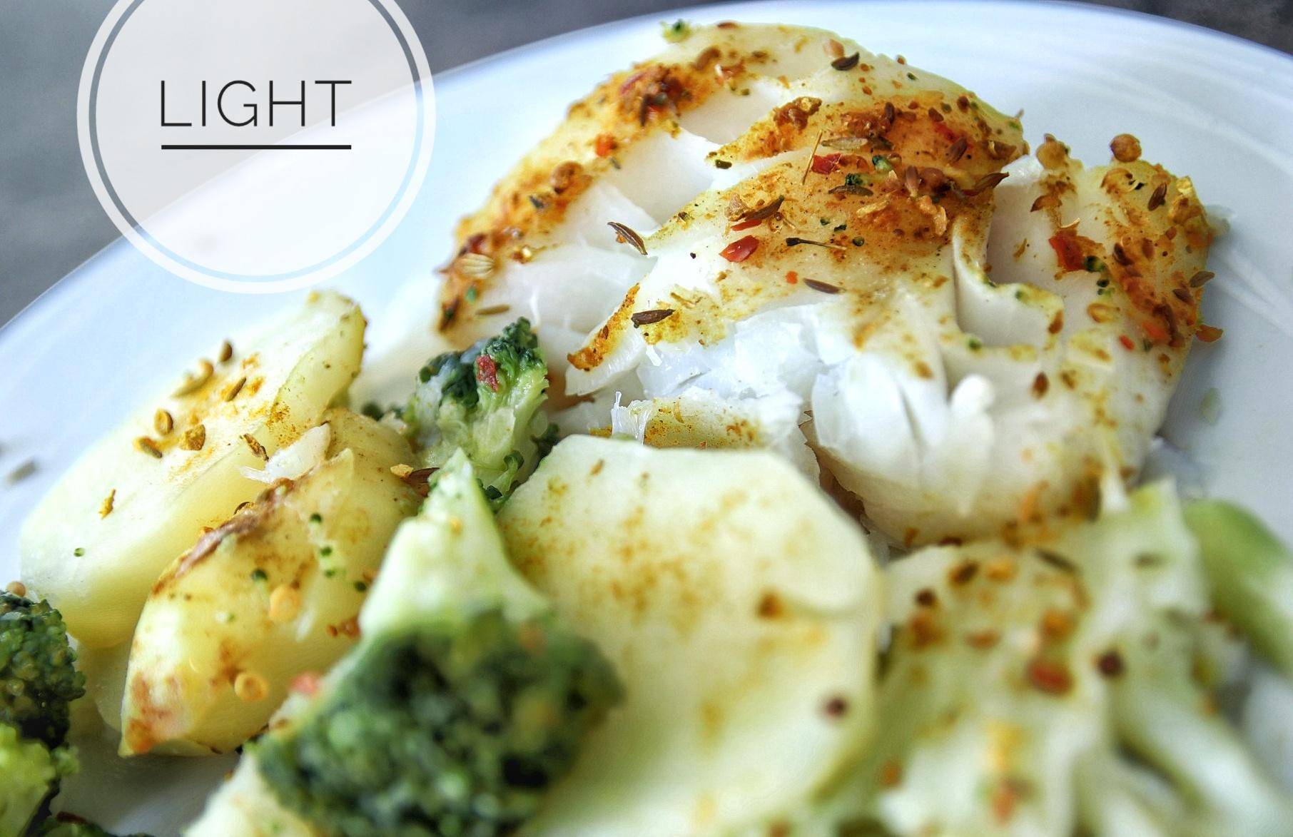 Poisson, brocolis, pommes de terre au curry indien - Recepten Cookeo V3 | Moulinex