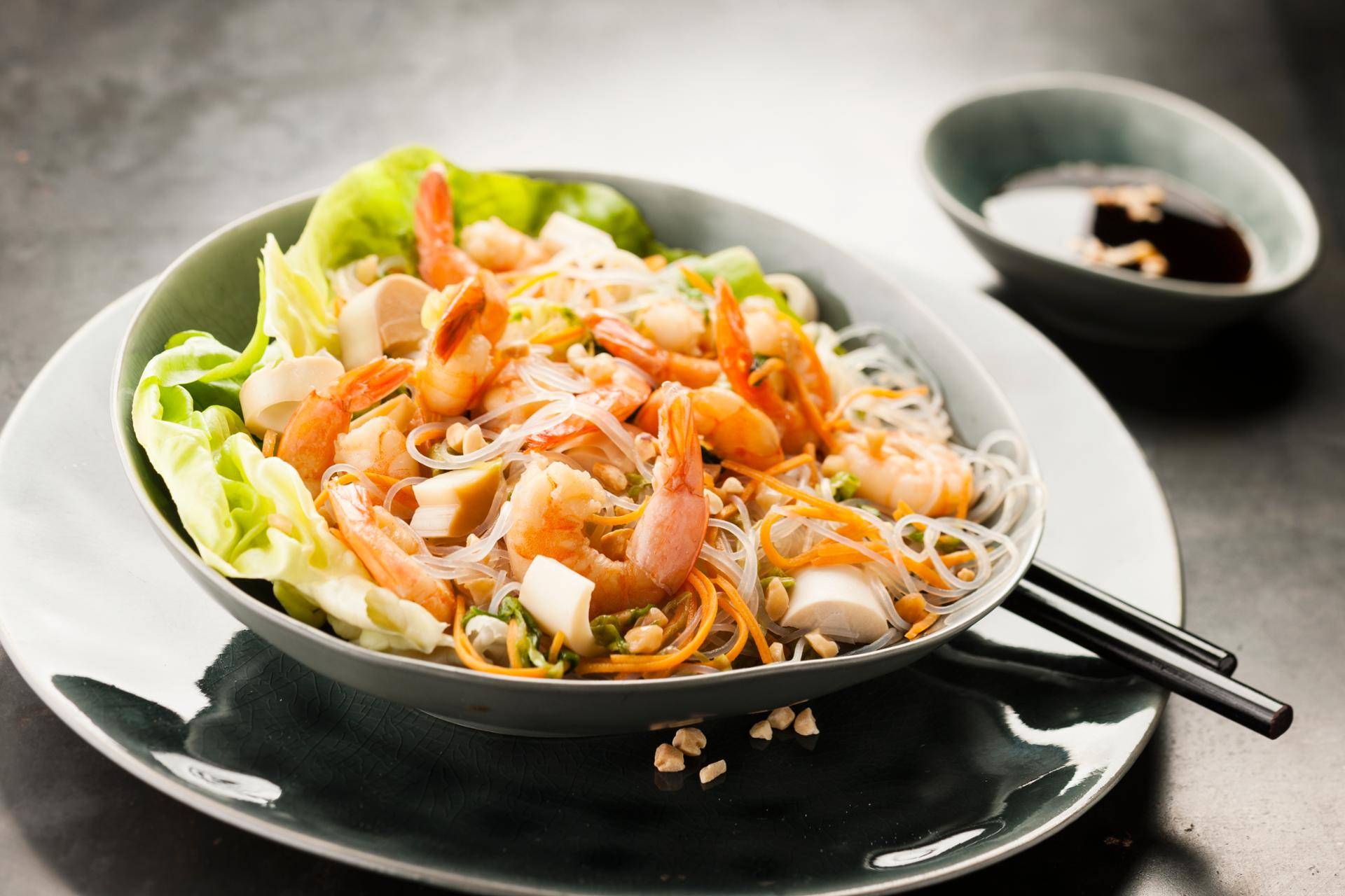 Vermicelles de riz, crevettes - Recepten Cookeo | Moulinex