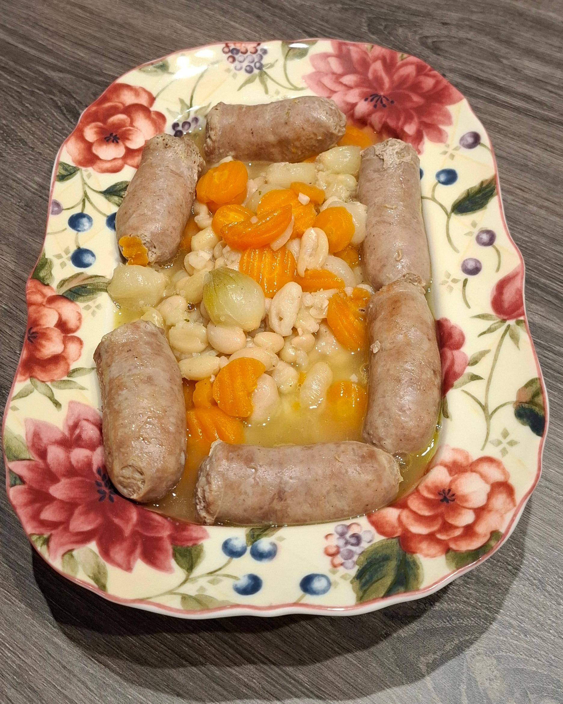 Mojettes et Saucisses de Toulouse - Recette Cookeo | Moulinex