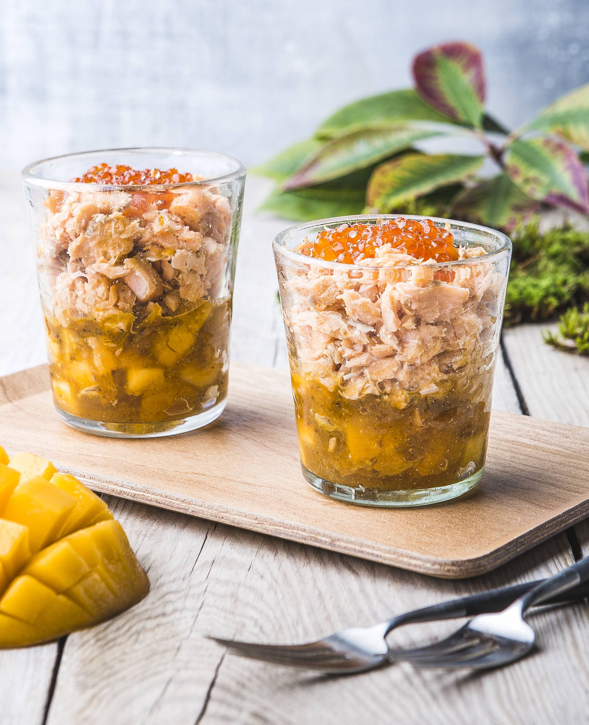 Verrines de courges & truite - Recepten Cookeo | Moulinex