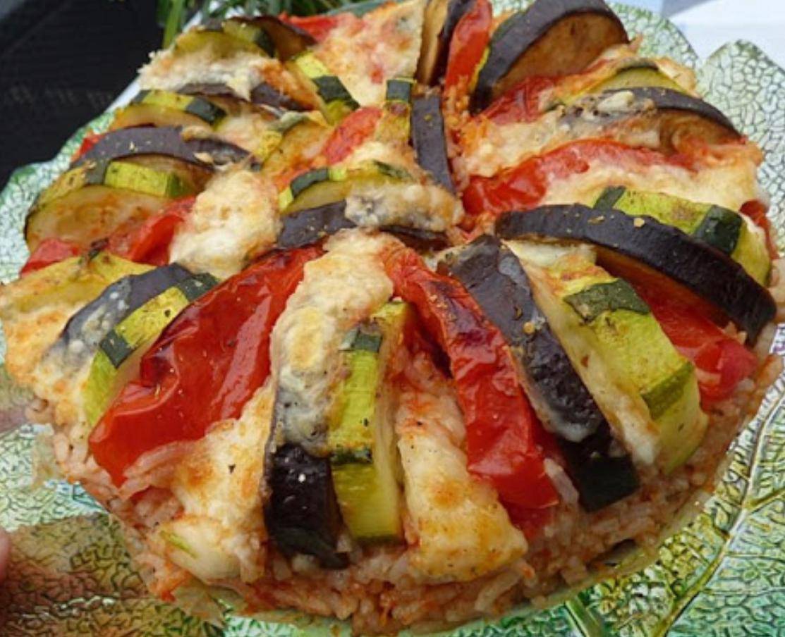 Tian de legumes mozzarella et riz - Recepten Cookeo V3 | Moulinex