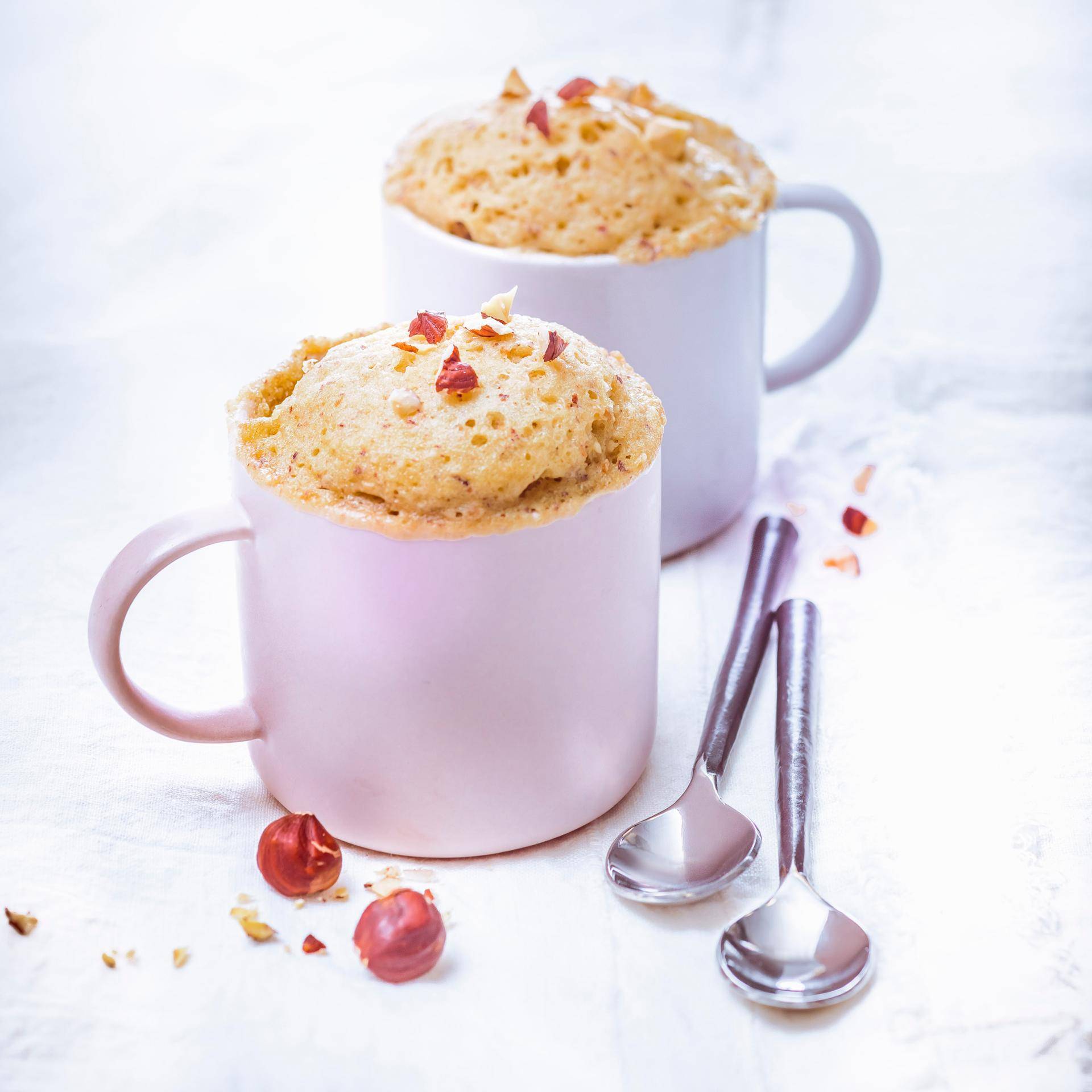 Mug cake au yaourt et noisettes - Recepten Companion | Moulinex
