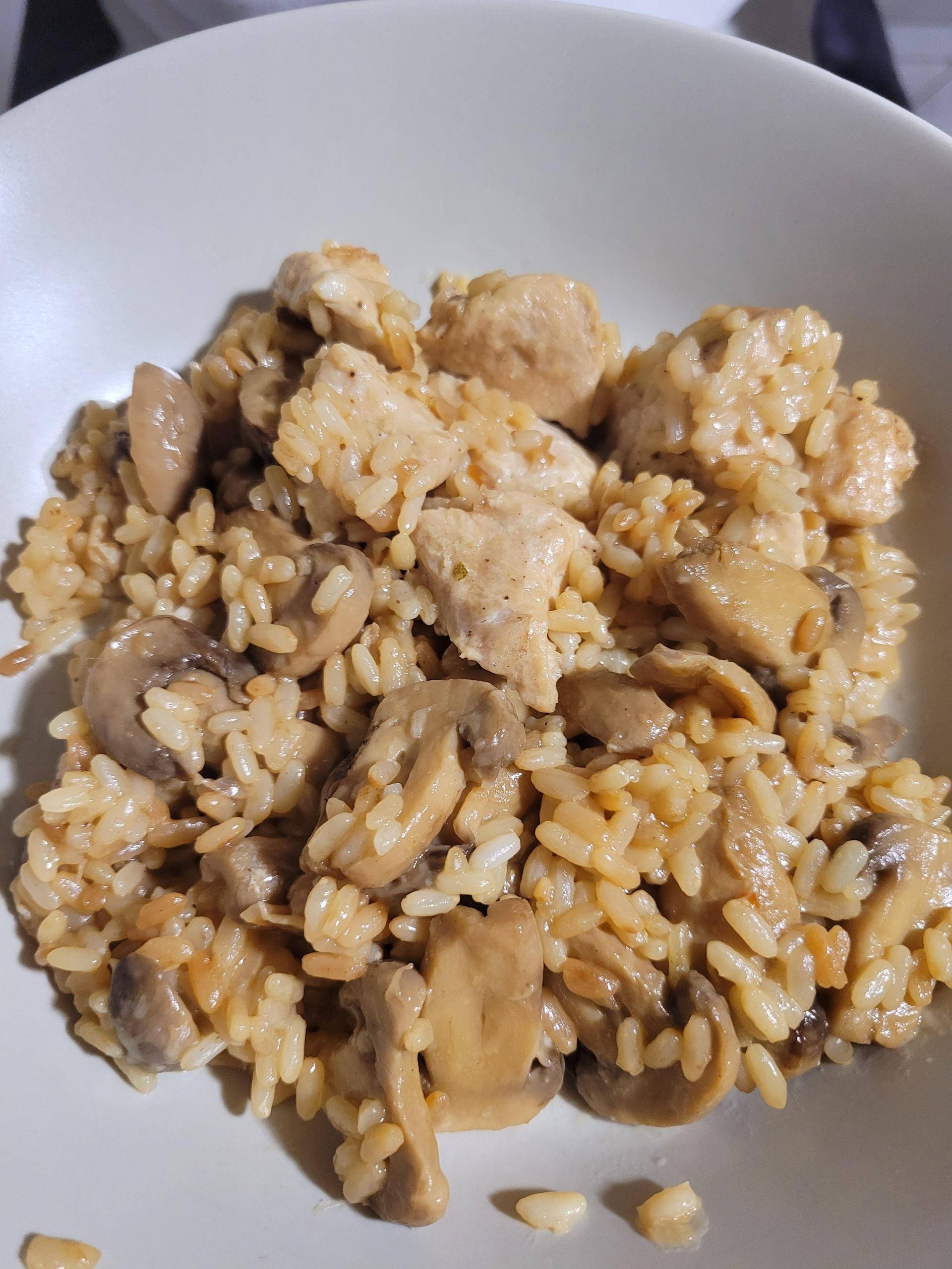 Risotto de poulet aux champignons - Recepten Cookeo | Moulinex