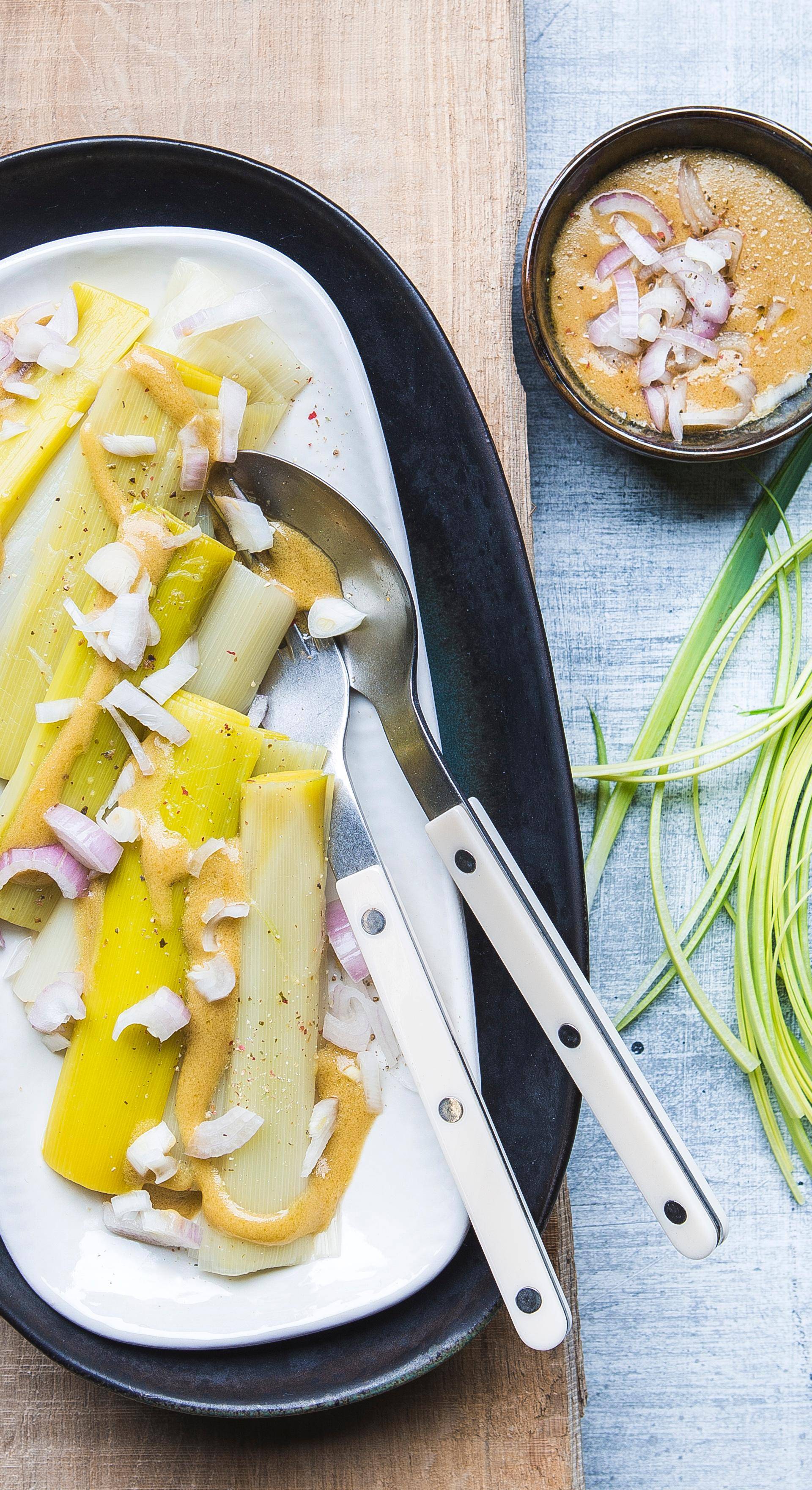 Poireaux vinaigrette - Recepten Cookeo | Moulinex