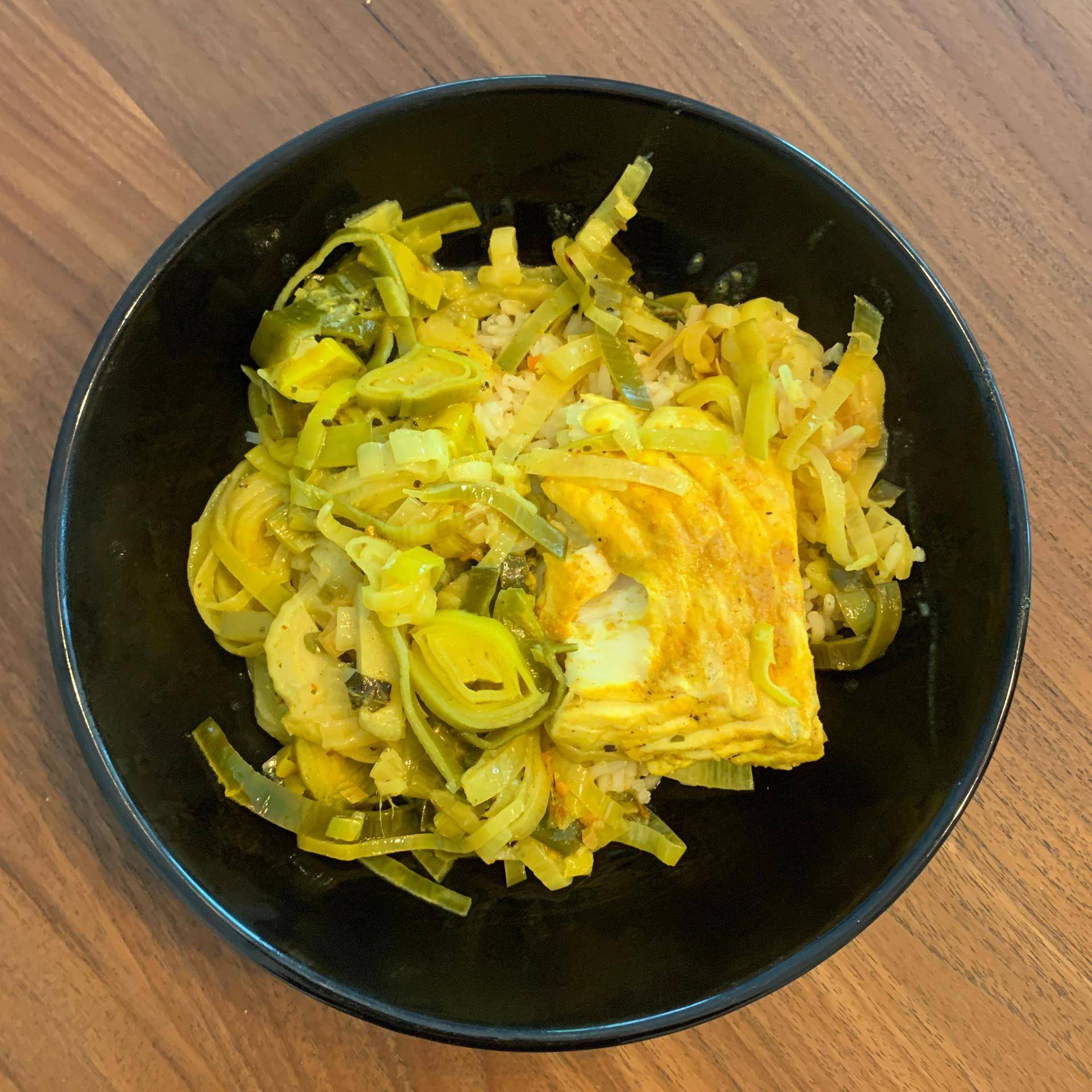 Curry thaï de cabillaud aux poireaux - Recepten Cookeo | Moulinex