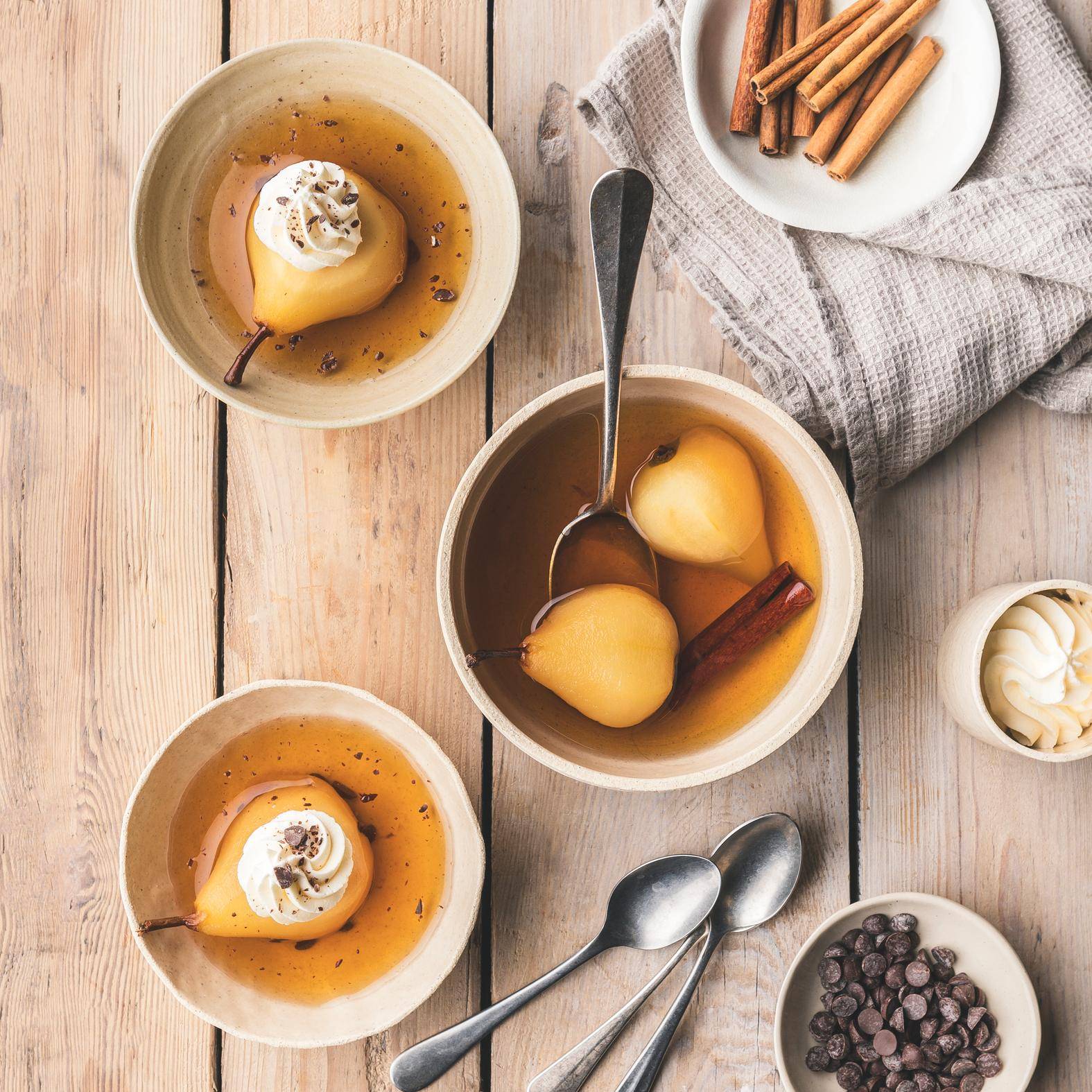 Poires pochées - Recepten Cookeo | Moulinex