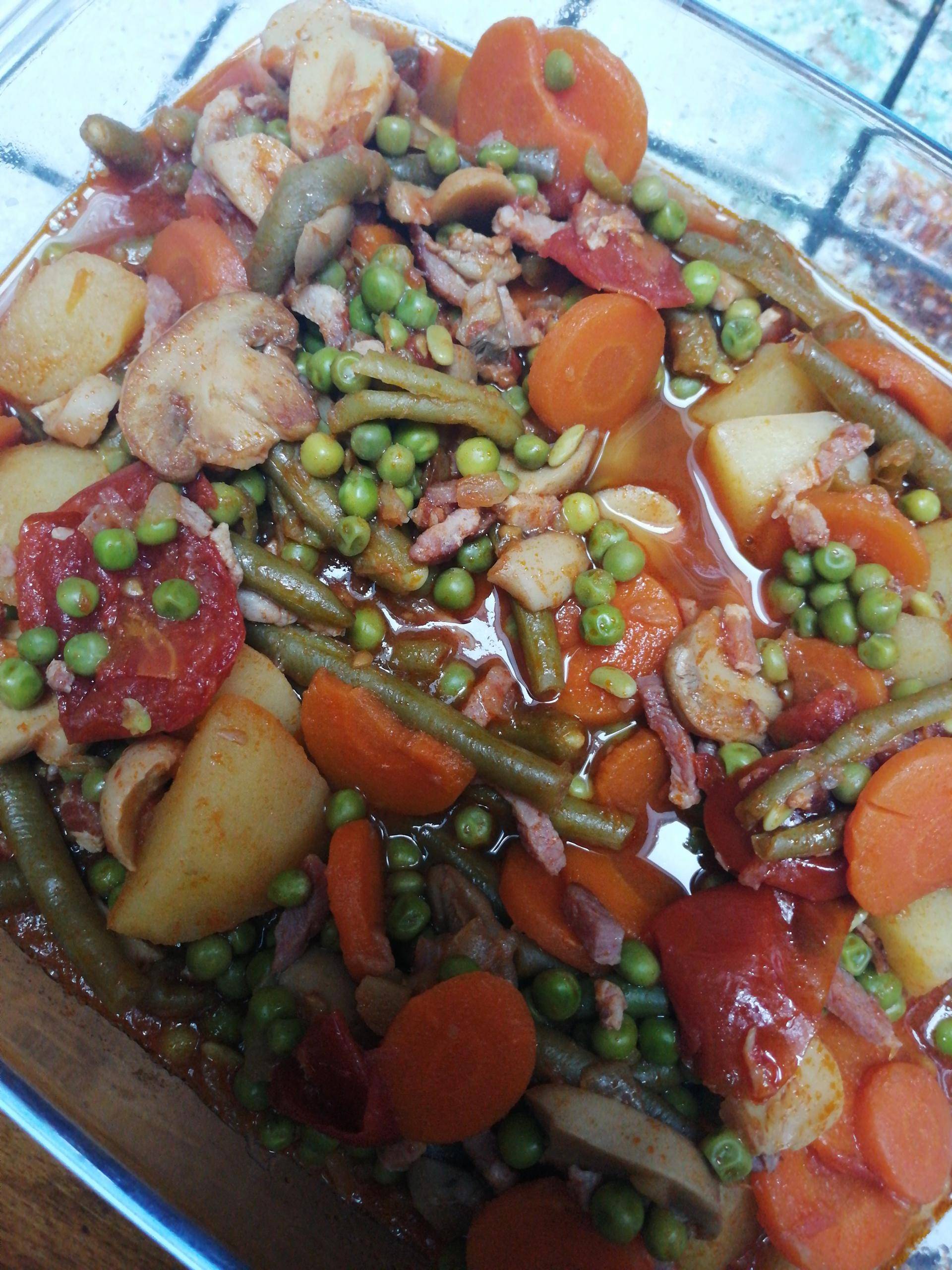 Jardinière de légume aux petits oignons - Recette Cookeo | Moulinex