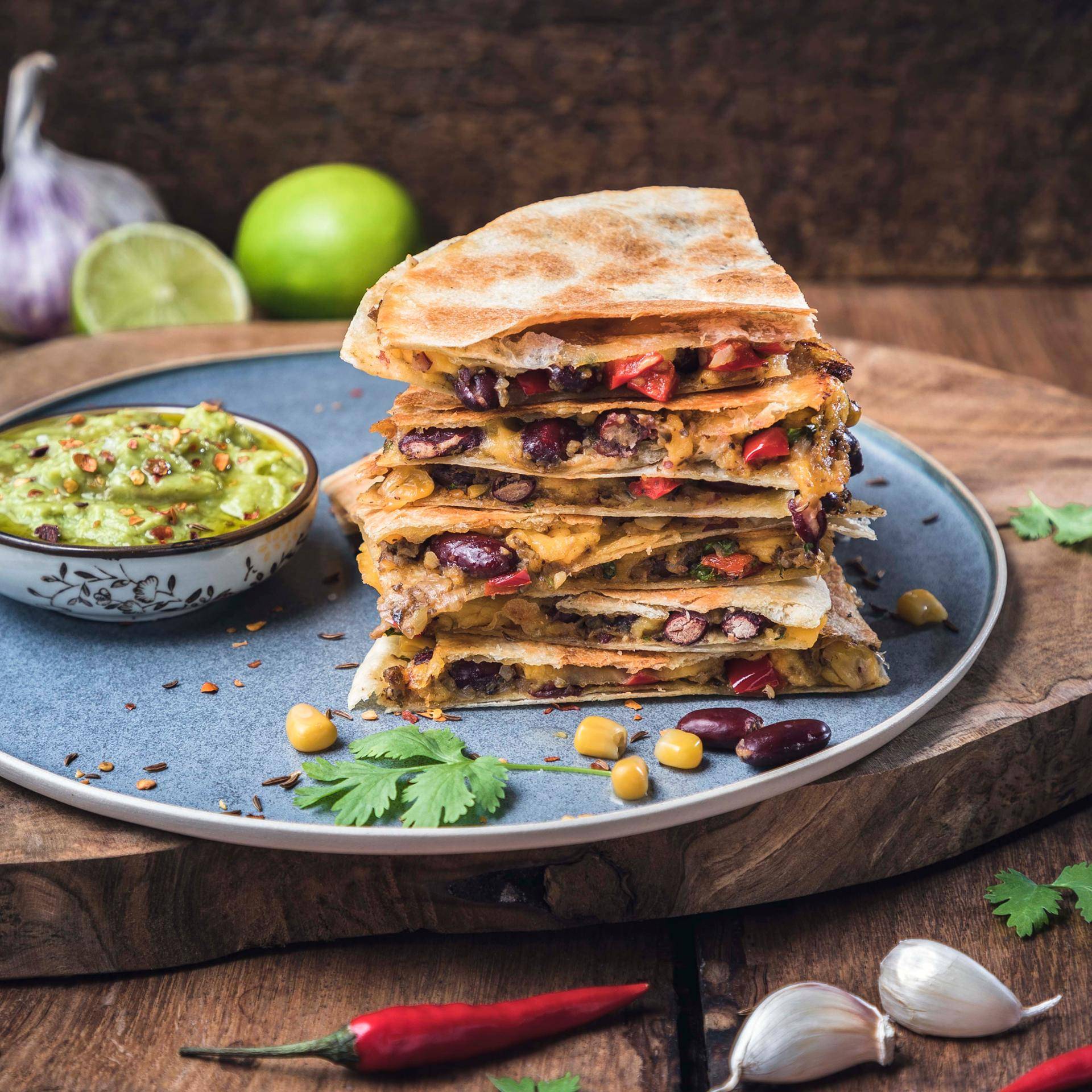 Quesadillas aux haricots rouges - Recette Companion | Moulinex