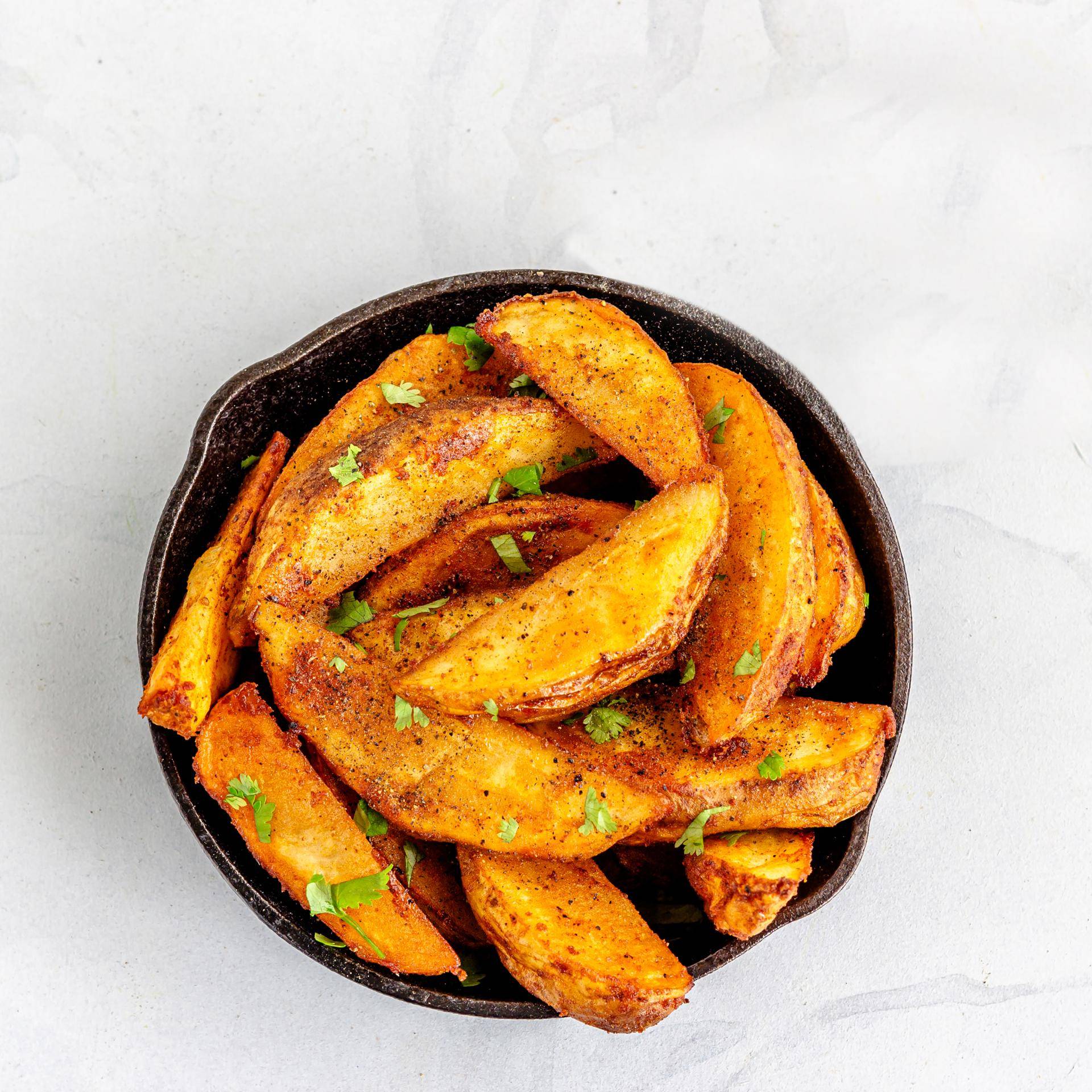 Potatoes au curry - Recette Dual EasyFry&Grill | Moulinex