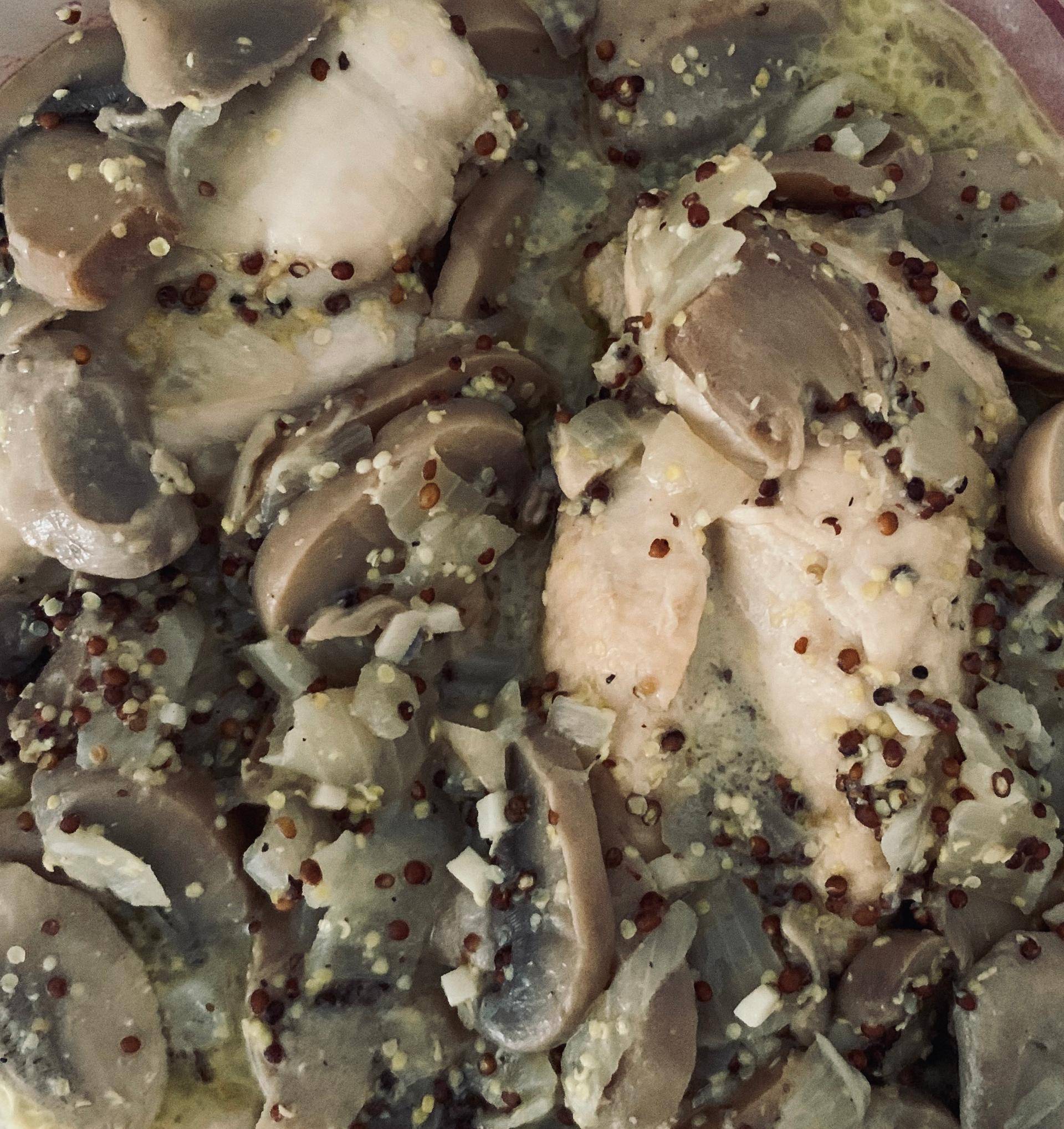 Poulet et champignons sauce moutarde à l’ancienne - Recette Cookeo | Moulinex