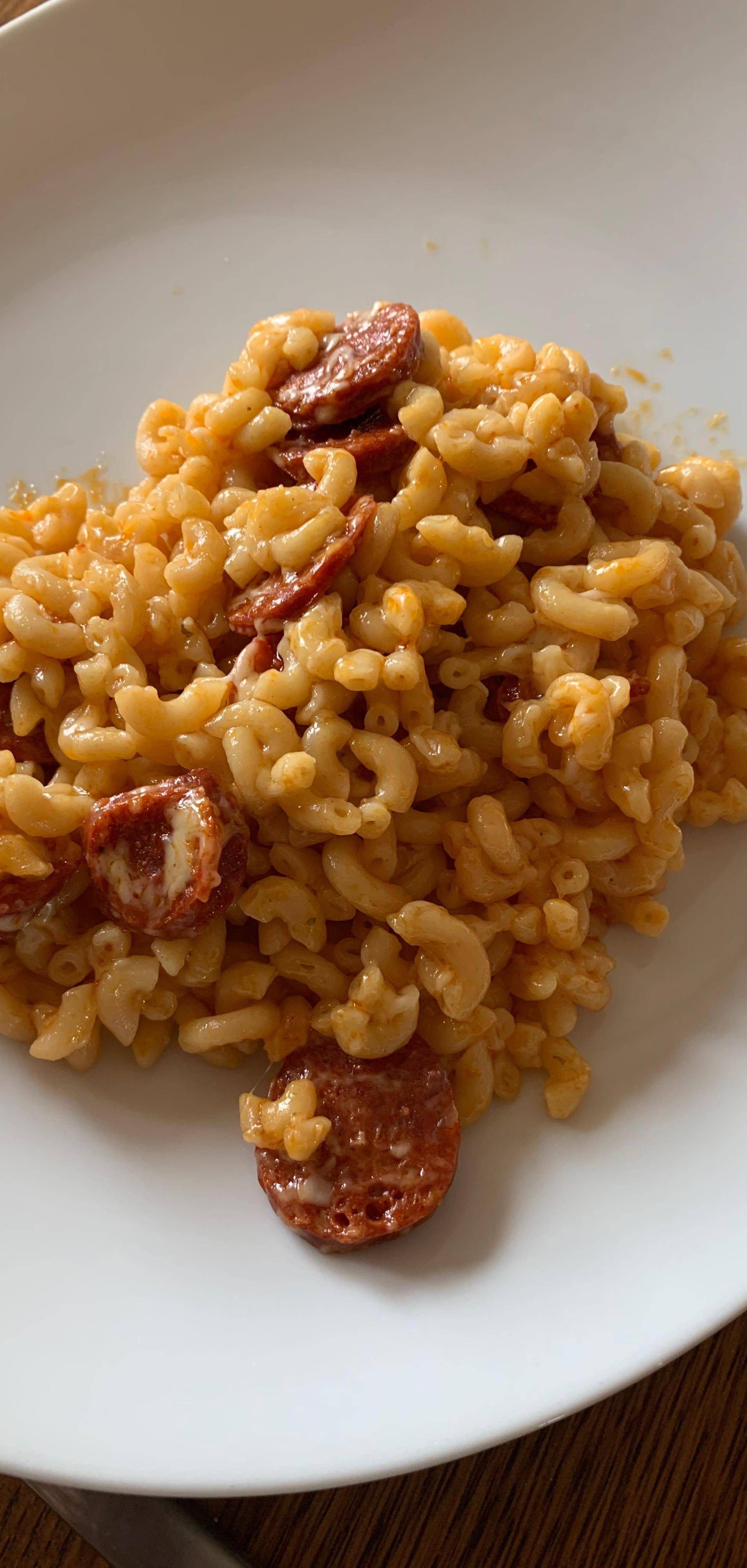 Risotto de coquillettes au chorizo - Recette Cookeo V3 | Moulinex