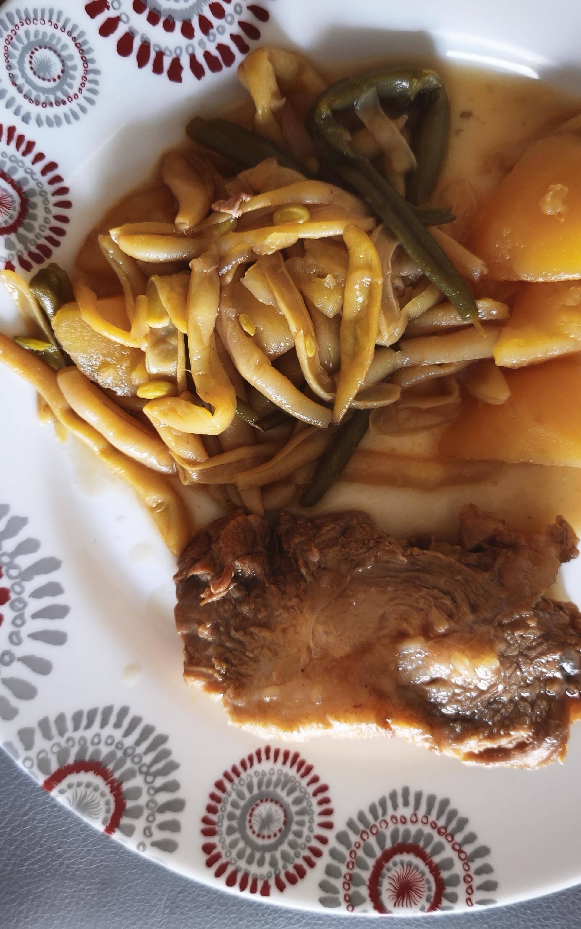 Rôti de porc haricot frais et pomme de terre - Recette Cookeo Infinity 16in1 | Moulinex
