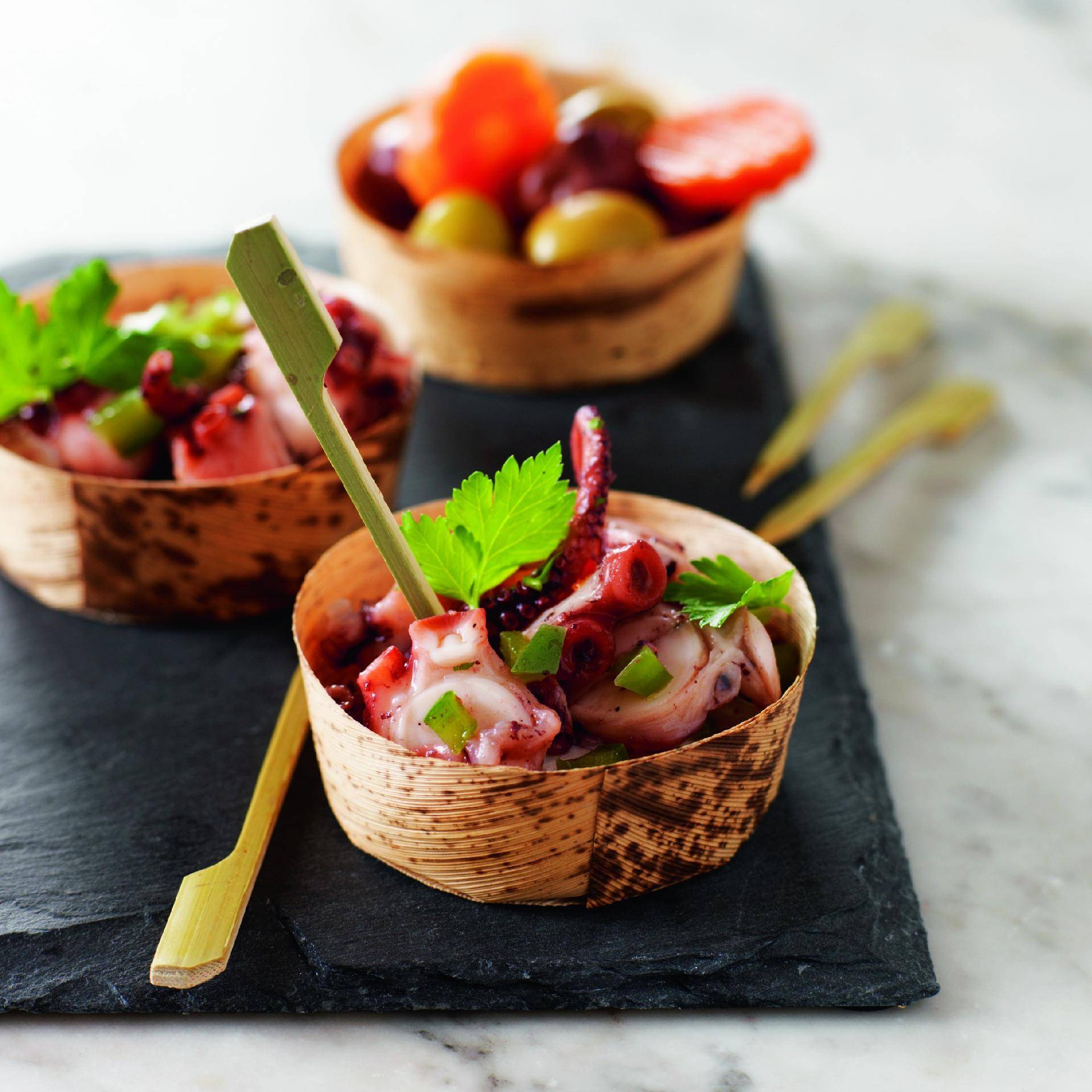 Salade de poulpe - Recette undefined | Moulinex