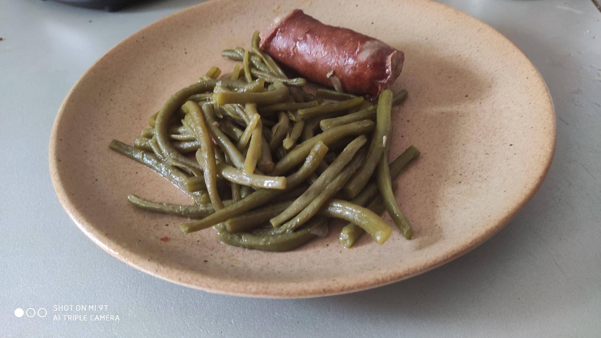 Haricots verts - saucisses de Montbéliard - Recepten Companion Connect XL | Moulinex