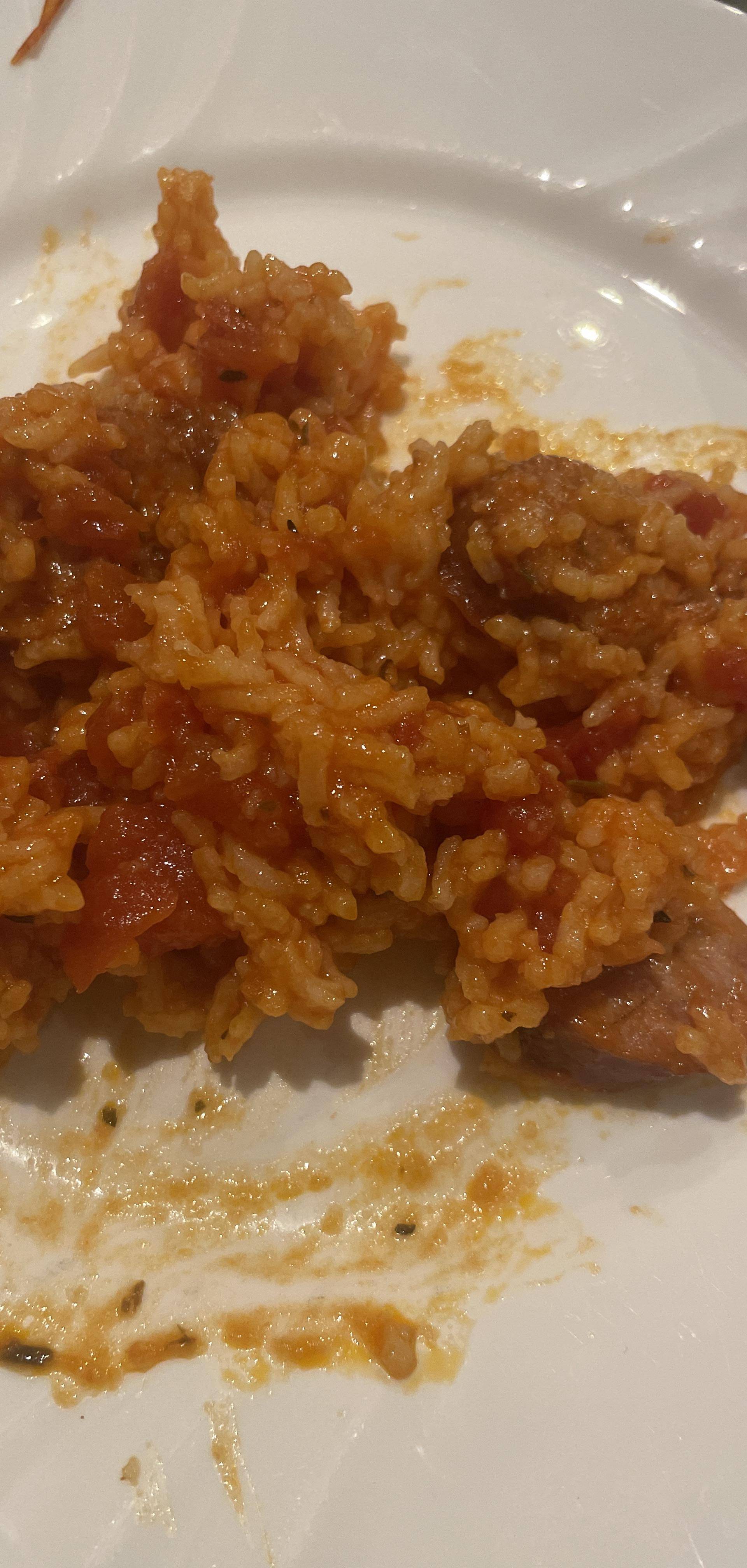 Riz tomate et sauscisses fumées express - Recette Cookeo V3 | Moulinex