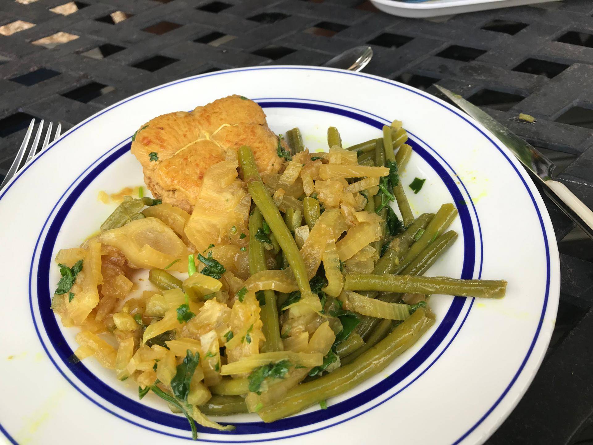 Paupiette de dinde, fenouil, haricot vert - Recepten Cookeo | Moulinex