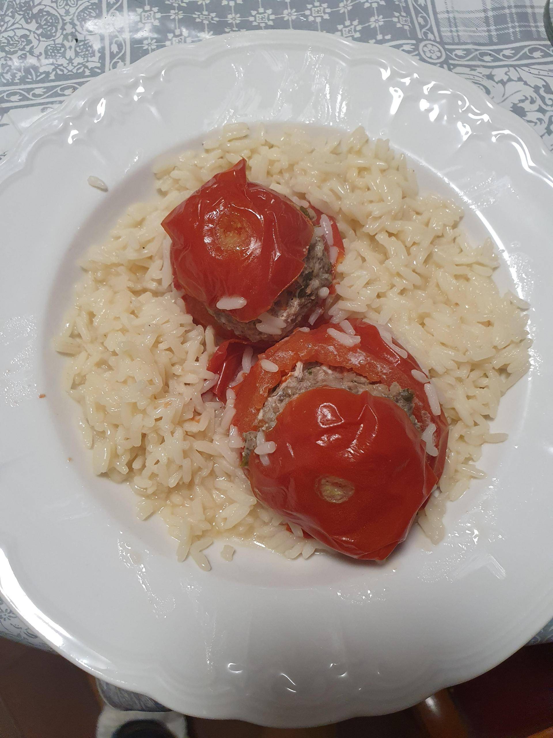 Tomates farcies avec chair et champignons - Recepten Cookeo V3 | Moulinex