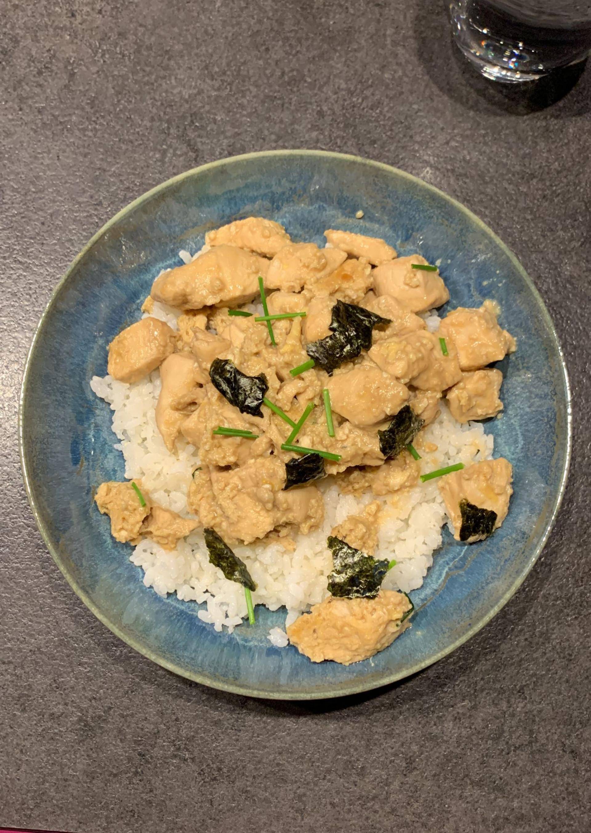 Oyakodon (poulet et oeuf comme au Japon) - Recette Companion Connect XL | Moulinex