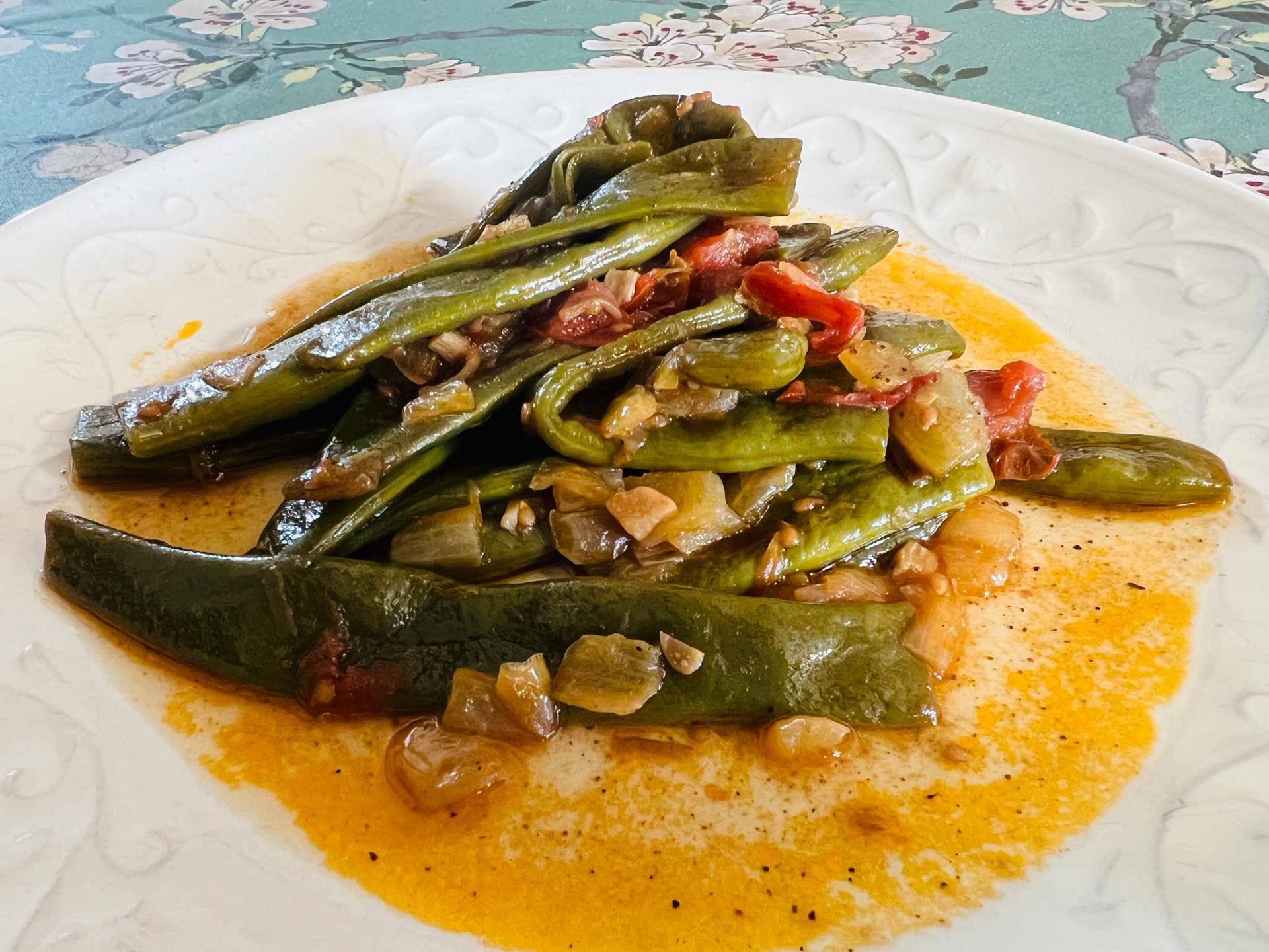 Loubieh be zeit (haricots verts a l’huile d’olive et tomates) 🇱🇧 - Recette Cookeo | Moulinex