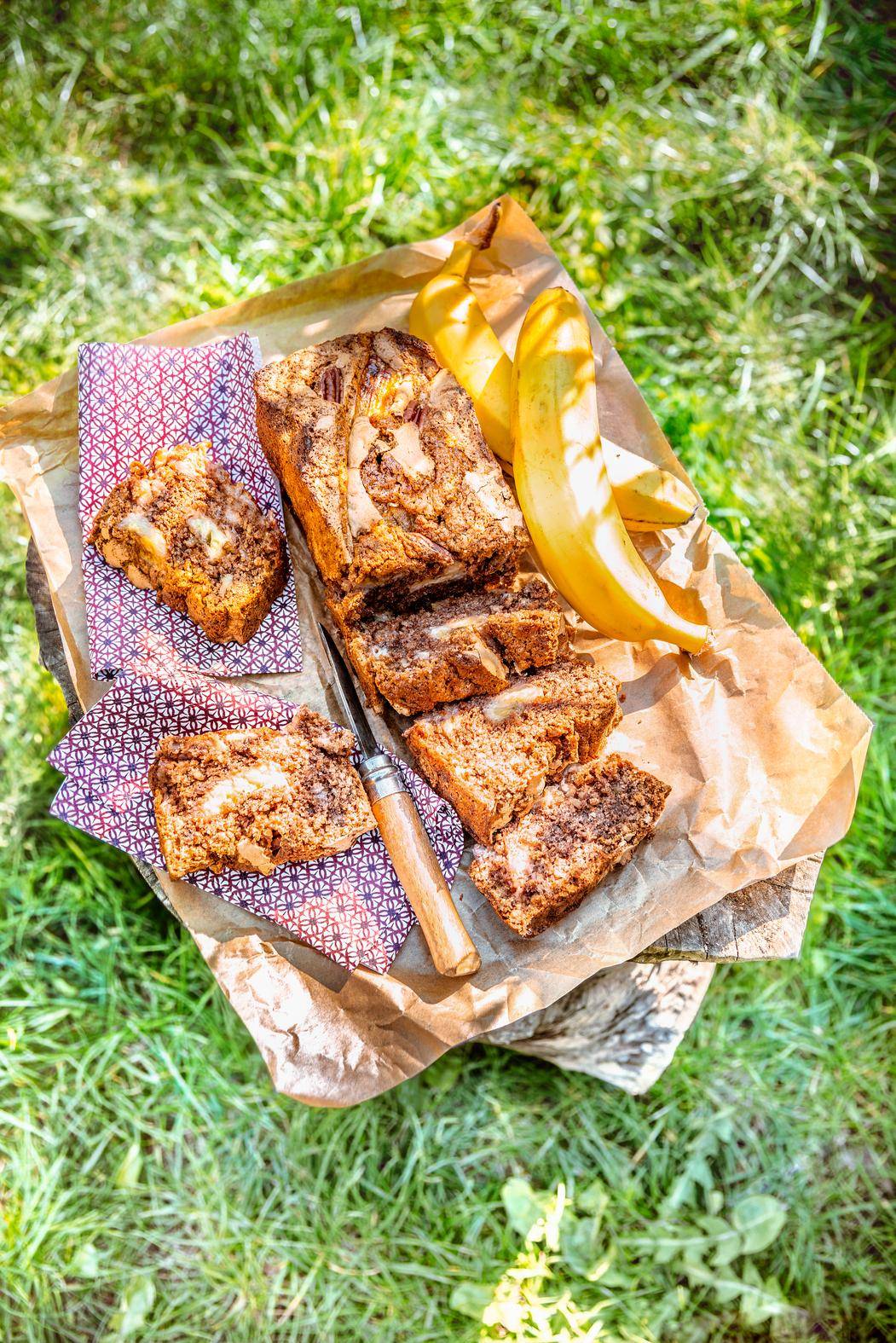 Bananencake met pecannoten - Recepten Companion | Moulinex