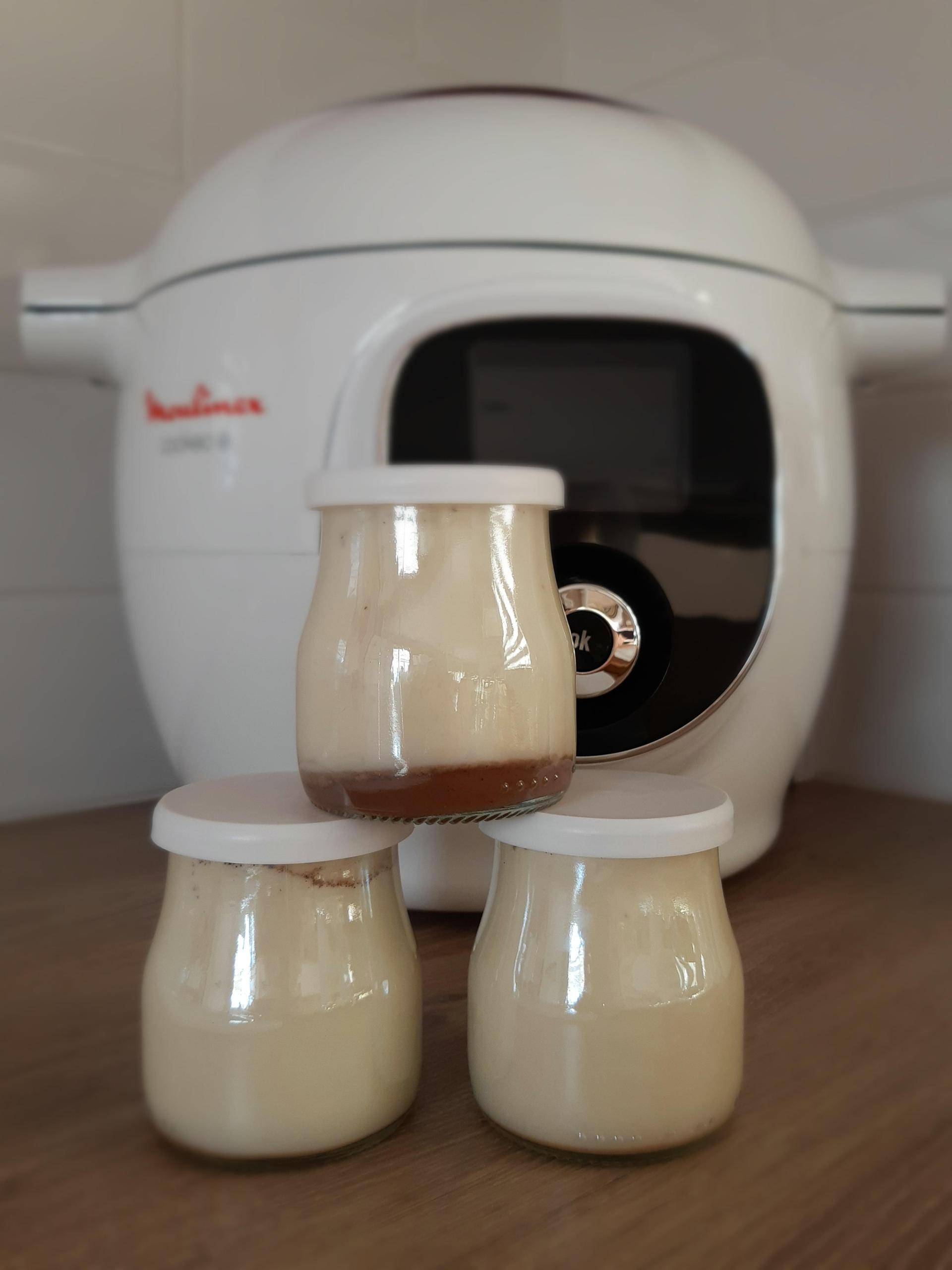 Yaourts onctueux à la vanille - Recette Cookeo | Moulinex