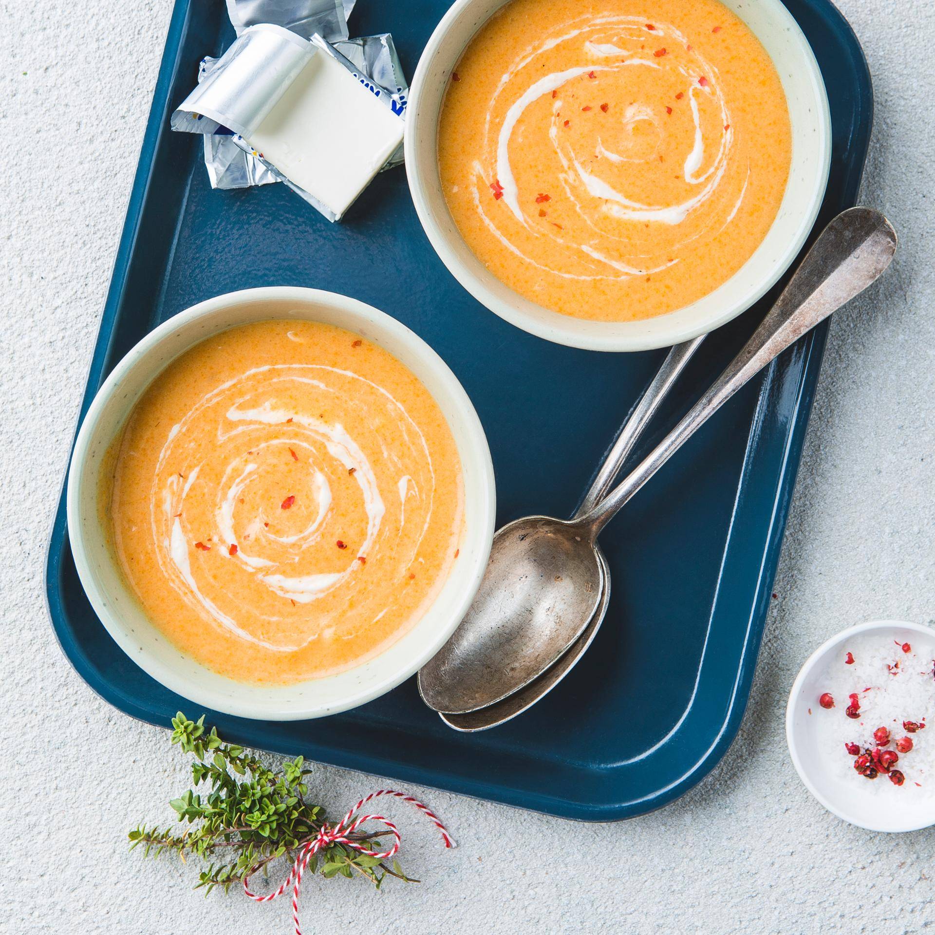 Crème paysanne au Kiri® - Recette Cookeo | Moulinex