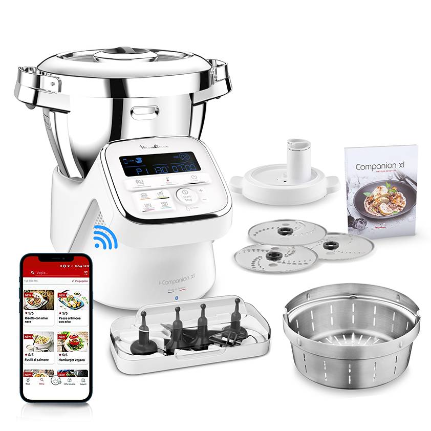 'Batch Cooking' WEB PACK: i-Companion XL + 5 Bewaardozen + Vacuümmachine + 2 rollen zakjes