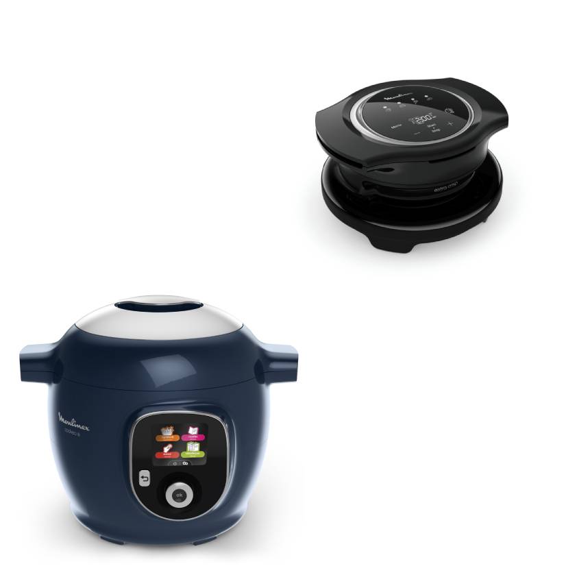 PACK WEB : Cookeo+ & Extra Crisp - couvercle air fryer