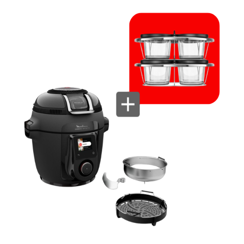 WEB PACK : Jouw Cookeo Infinity + 8 verrines kit